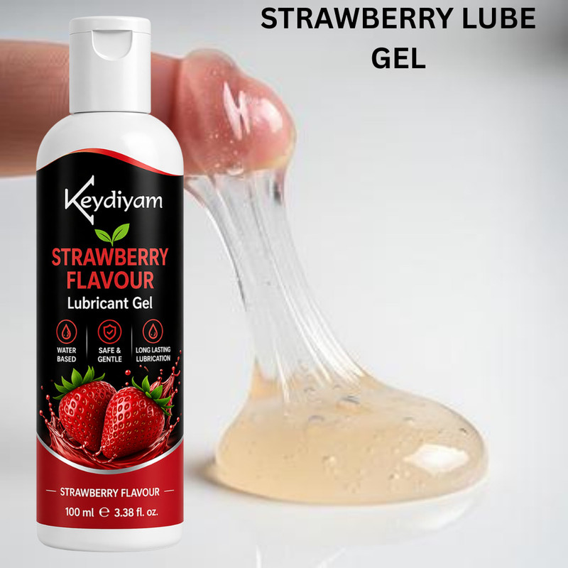 keydiyam Strawberry Lube | Water-based Lubricant Lubricant ( Lubricant(100 g)