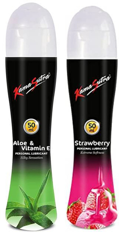 Kamasutra Strawberry & Aloe , Vitamin E Lubricant(100 ml)
