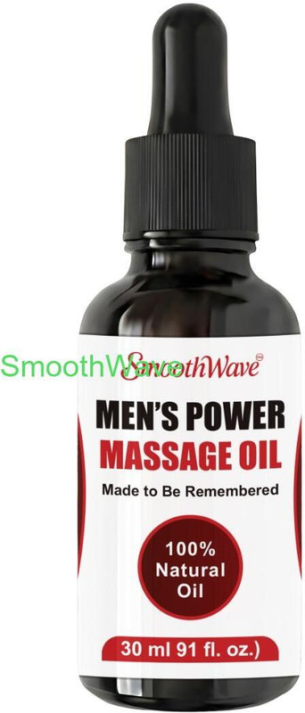 SmoothWave Men’s Herbal Body Massage Oil | Natural Wellness Care Lubricant(30 ml)