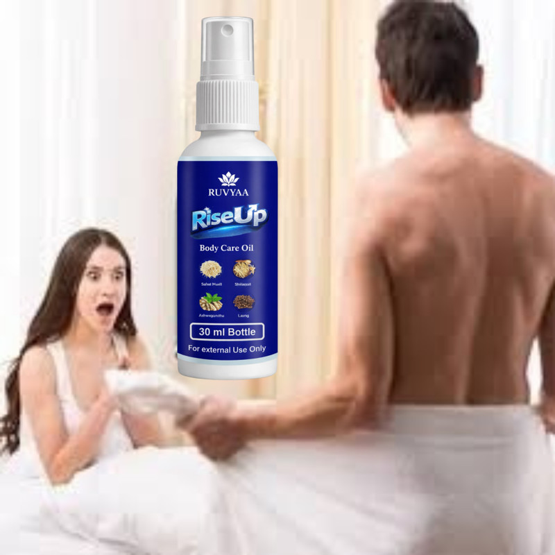 RUVYAA massage oil men in use %100 original (15 ml Hair Oil Lubricant(30 ml)