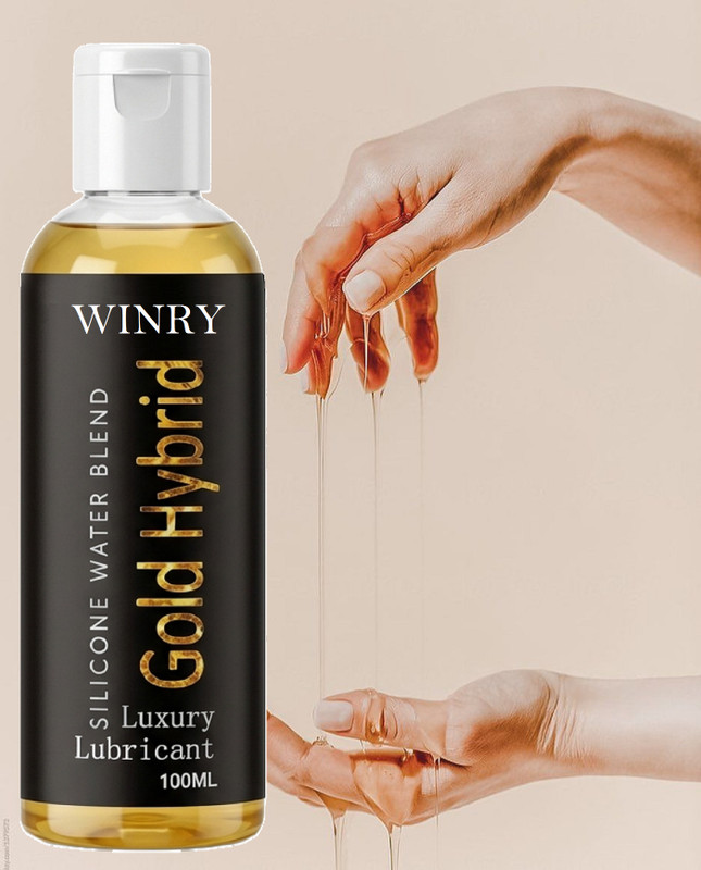 winry Gold Hybrid Lube – Perfect Balance of Water & Silicone Lubricant(100 ml)