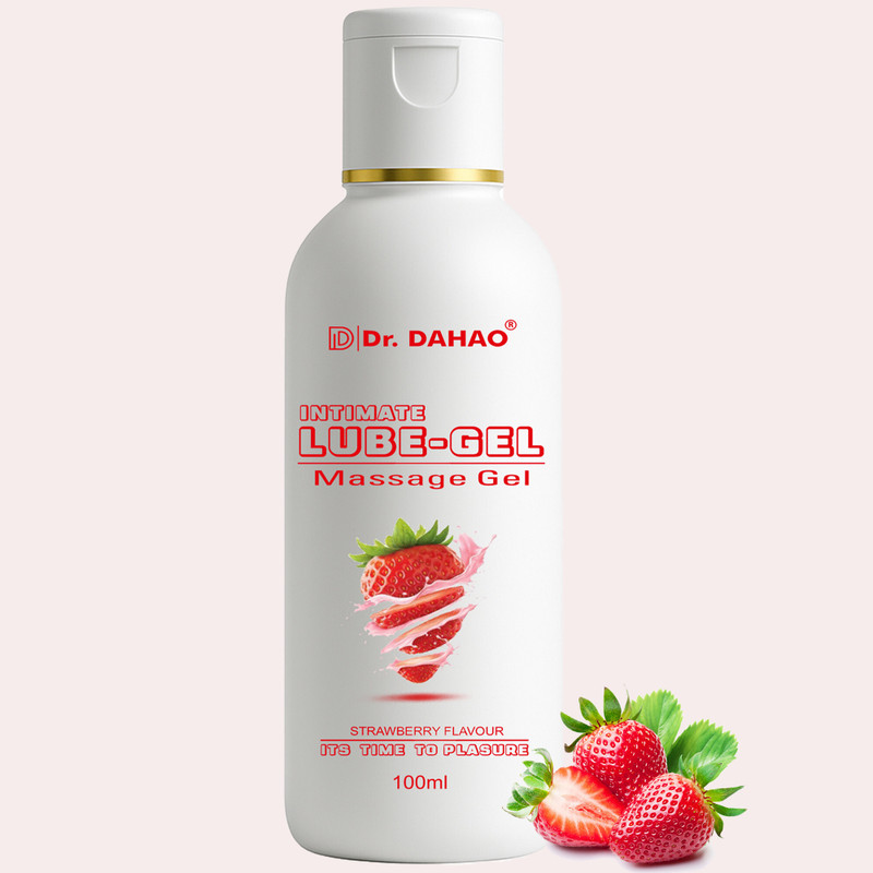Dr. DAHAO Lubricant For Men & Women Strawberry Flavour infuses a fruity delight Strawberry Lubricant(100 ml)