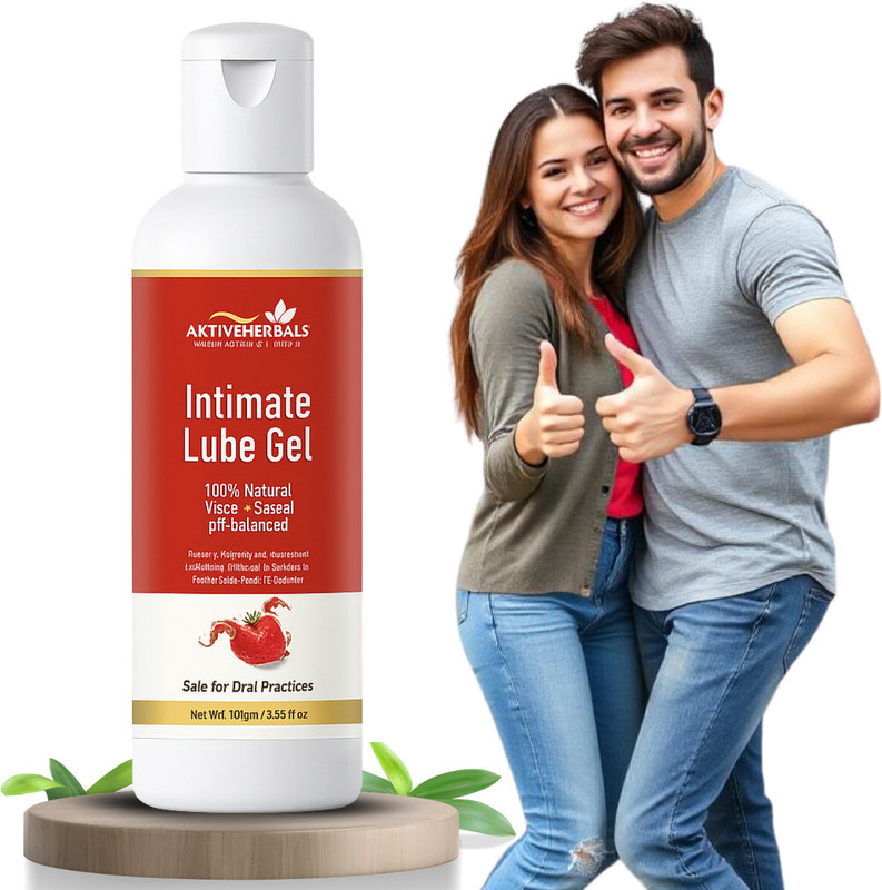AktiveHerbals 100% Pure & Natural Aloevera Water Based Lubricant Gel Lubricant(100 g)
