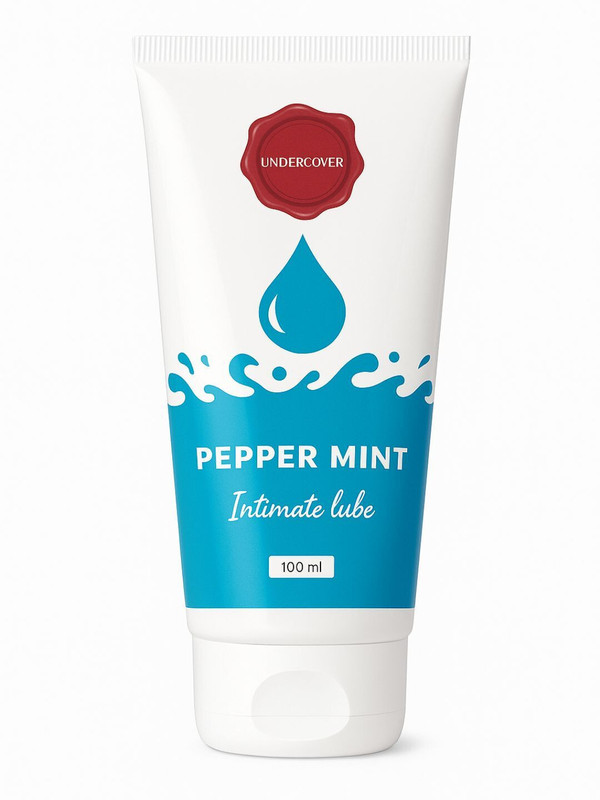 Undercover Unisex Peppermint Water Based Lubricant Gel 100 ml Lubricant(100 ml)