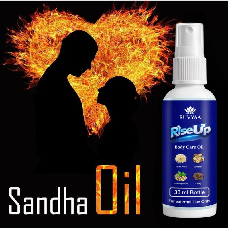 RUVYAA Mens Power Massage Oil | Massage Oil for Men Lubricant(30 ml)