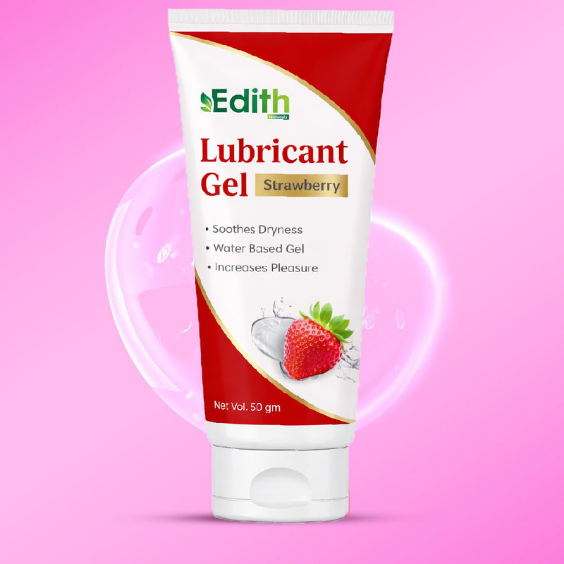 Edith Naturals Lubricant Gel – Strawberry Lubricant(50 ml)