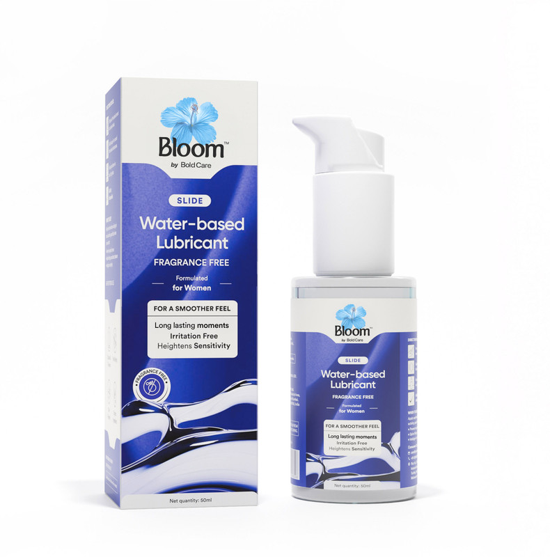 Bloom Fragrance free Lube Gel | Natural Lube with Painless Experience Lubricant(50 ml)