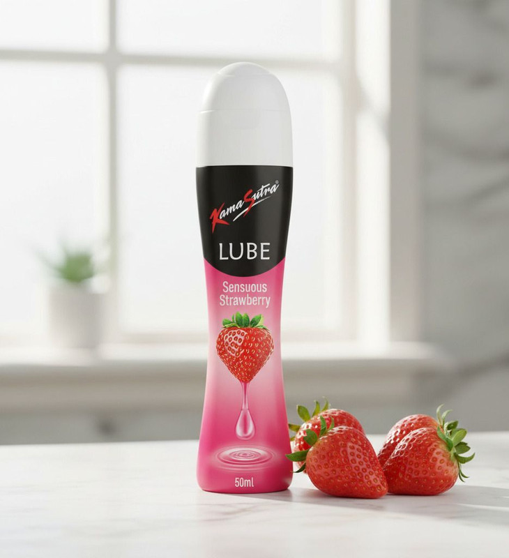 Kamasutra Strawberry Personal Lubricant - 50 ml-c Lubricant(50 ml)