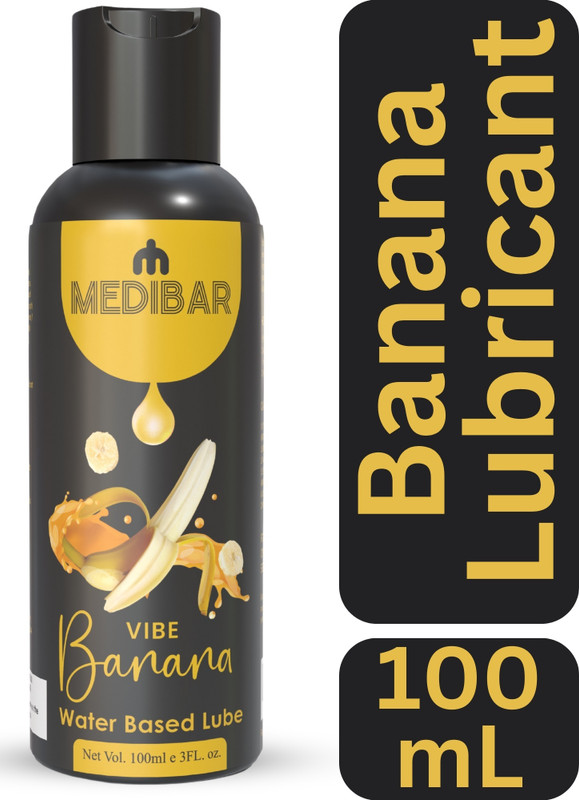 medibar Lube - Real Feel Long Lasting Lubricant (100ML) Lube Banana Flavour Lubricant Lubricant(100 ml)