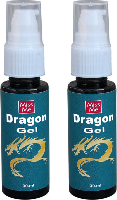 Miss Me Dragon Gel 30 ml (Pack of 2) | Smooth & Non-Sticky Intimate Gel | Paraben-Free Lubricant(60 ml)