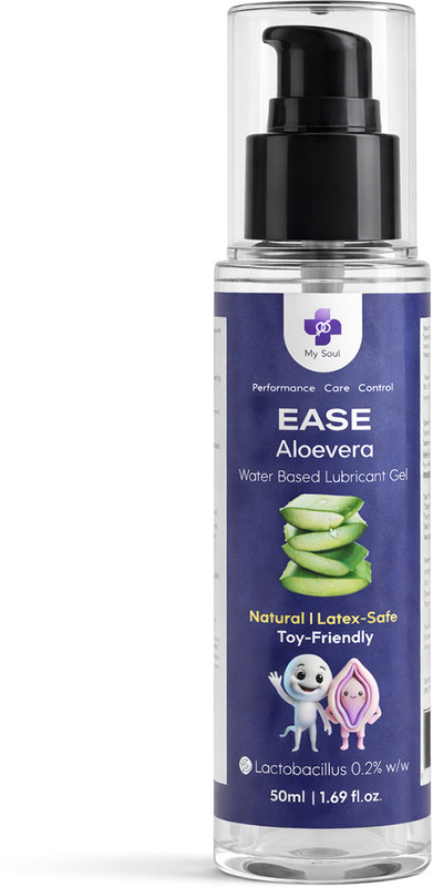 My Soul AloeSoothe – Edible Aloe Vera Lube for Couples- Water Based Lubricant(50 ml)