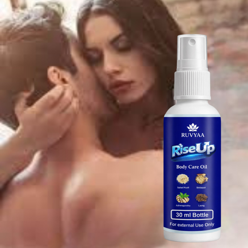 RUVYAA Natural Wellness Oil for Men Strength Boost and Massage Use Variant 9 Lubricant(30 ml)