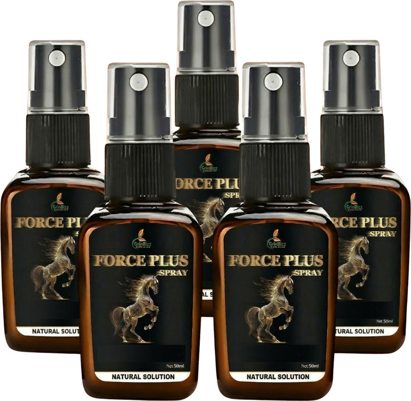 grinbizz Force Plus Spray for Men | Stamina Booster | Pack of 3 Lubricant(150 ml)