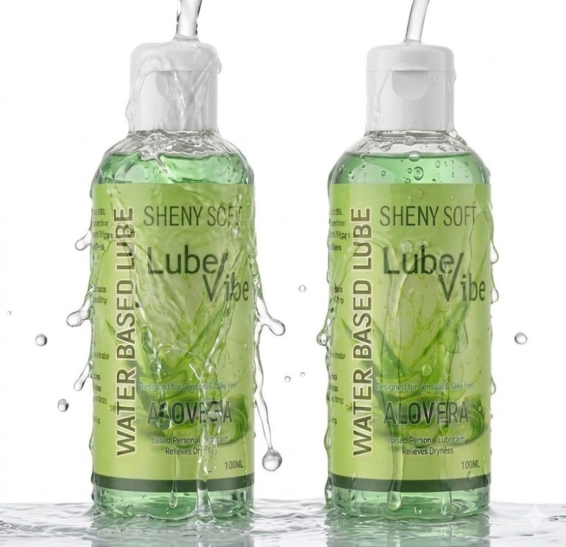 sheny soft Gentle Glide Personal Lubricant Gel Easy on skin Lubricant pack of-2 Lubricant(200 ml)