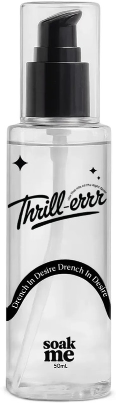 Thrillerrr Soak me Water Base Non-Sticky Lubricant(50 ml)
