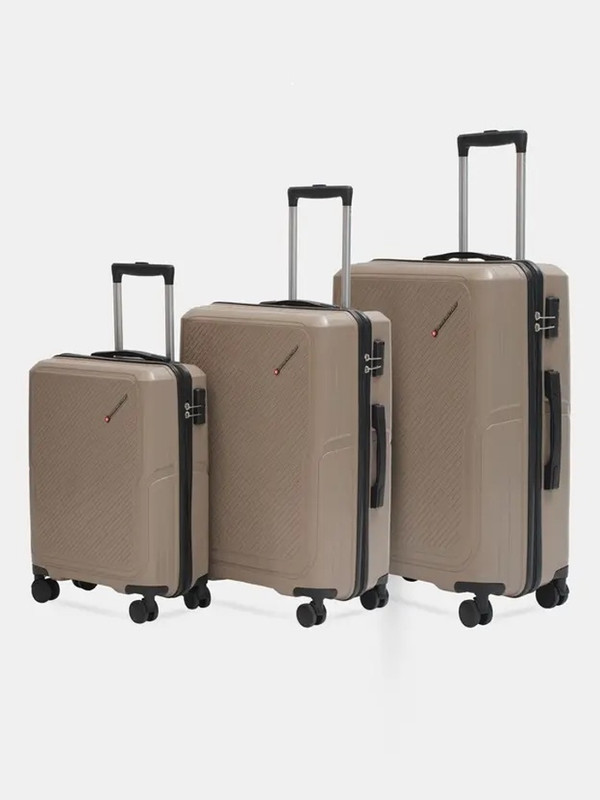 ROYAL RIDER BAG Suitcase, Cabin Suitcase, Check-in Suitcase Combo(Beige)