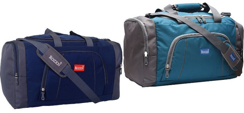 Rozen Duffel Bag Combo(Blue, Multicolor)