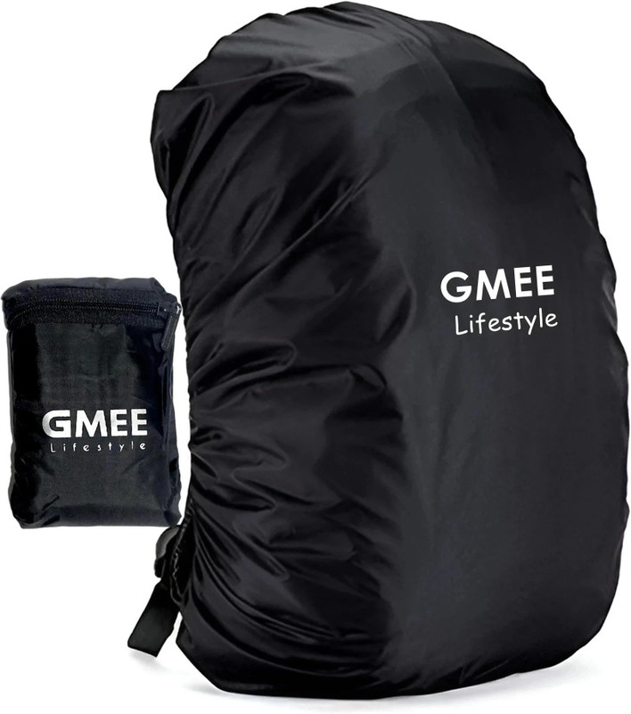 GMEE Waterproof Backpack Cover 30L to 40L Laptop bag Rain Cover for Rain & Dust Luggage Cover(Standard, Black)