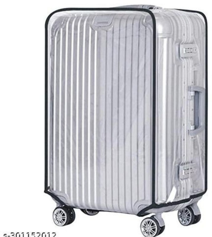 SAAD TRANSPARENT HARDCOVER18 Luggage Cover(28, Multicolor)