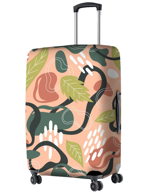 NASHER MILES London Design London Design Polyester 55 cm (20 Inch) Small Luggage Cover Luggage Cover(20, Multicolor)