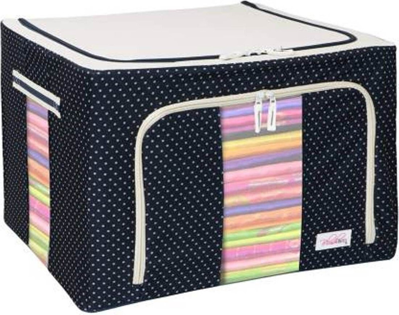 PINJAS 1 1 Box Cloth Storage Box, Cloth Organizer for Wardrobe Luggage Cover(33CM, Multicolor)