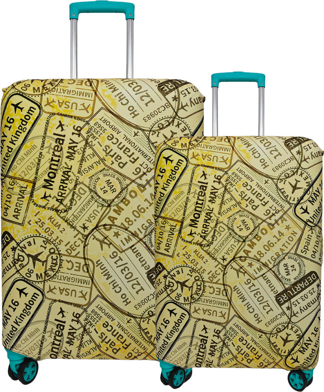 TRENDGROWW CREEM PERIS-S,L TravelGuard Pro Protective Luggage Cover Luggage Cover(S,L, CREEM PERIS)