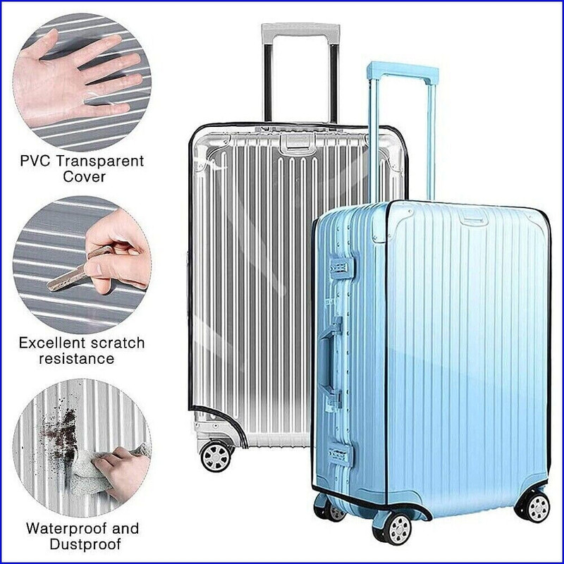 PREVAILER 14 Luxury luggage transparent Luggage Cover(Free size, Transparent)