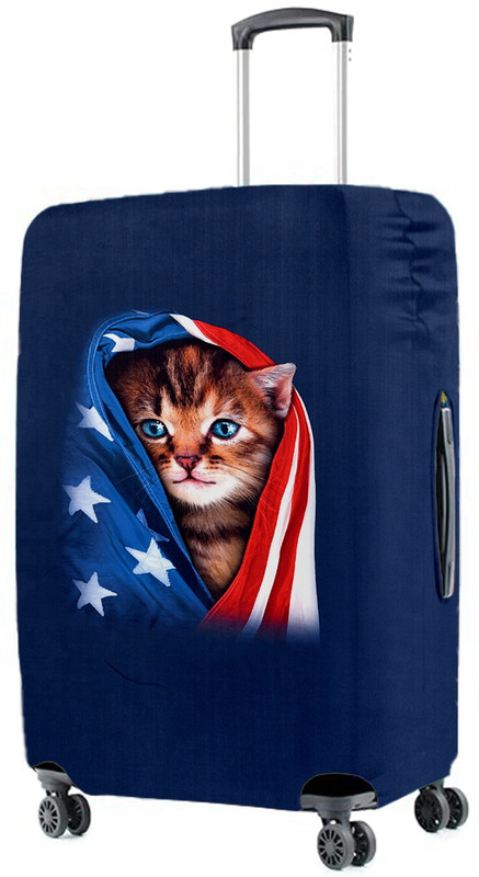 Cortina Durable, waterproof, stretch-fit Protective Luggage Cover Travel Luggage Cover Spandex Suitcase Protector Washable Luggage Cover(L, Multicolor)