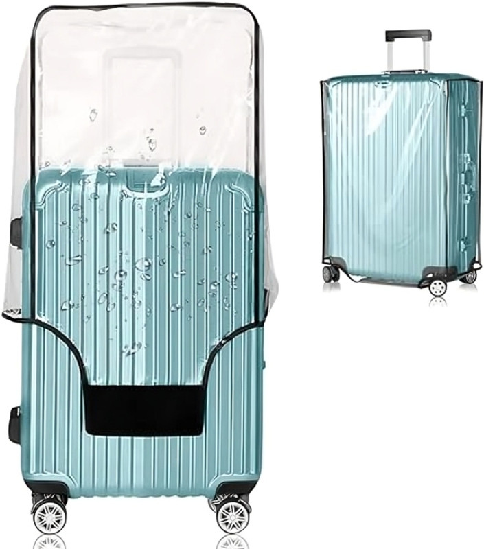 pryde Trolley Covers Waterproof Transparent Cover For Trolley Bags. Luggage Cover(20 Inch, Transparent)