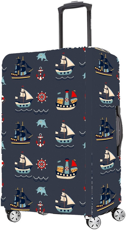 NT Creation Printed Travel Suitcase Trolley Bag Covar (Protector) - Scratch & Dust Proof Stretchable & Scratchproof , Reusable And Washable, Durable Fabric. Luggage Cover(LARGE(28--30), Multicolor)