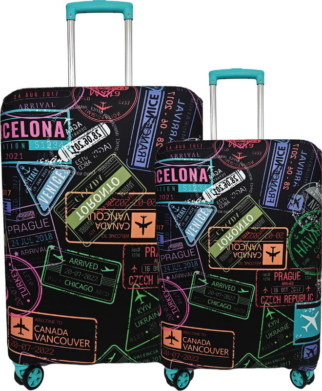 TRENDGROWW CREEM PERIS-S,L TravelGuard Pro Protective Luggage Cover Luggage Cover(S,L, CREEM PERIS)