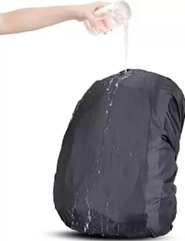 VP Creation RAINPROOF|DUST COVER 10L to 30L Laptop Hiking Sports bag Backpack Cover (ONLY COVER) Luggage Cover(30 LTR, Black)