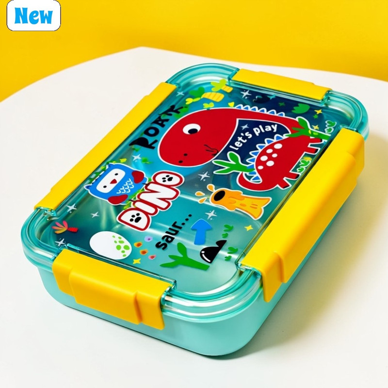 Ziddjeet X200 Insulated Tiffin Box | Keeps Food Fresh & Warm for Hours 3 Containers Stainless Steel School Lunch Box(750 ml)