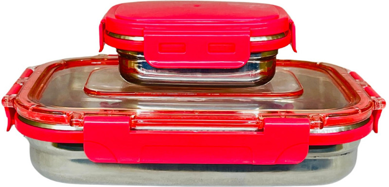 DeoDap 500 ml 2 Compartments(Conduction Heat Lunch Box)