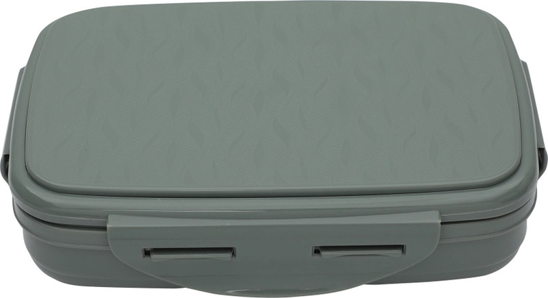 JAYPEE 360 Insulated Sr. Wave Steel 2 Containers Stainless Steel School Lunch Box(600 ml)