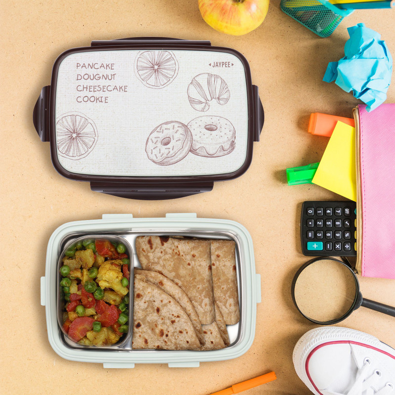 JAYPEE Ecosteel Sr 1 Containers Stainless Steel Office Lunch Box(650 ml)