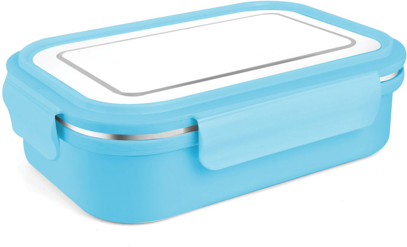 meelan lunch box/ tiffin box /lunch box for kids/ lunch box steel/tiffin box for school 2 Containers Stainless Steel, Polypropylene School Lunch Box(800 ml)