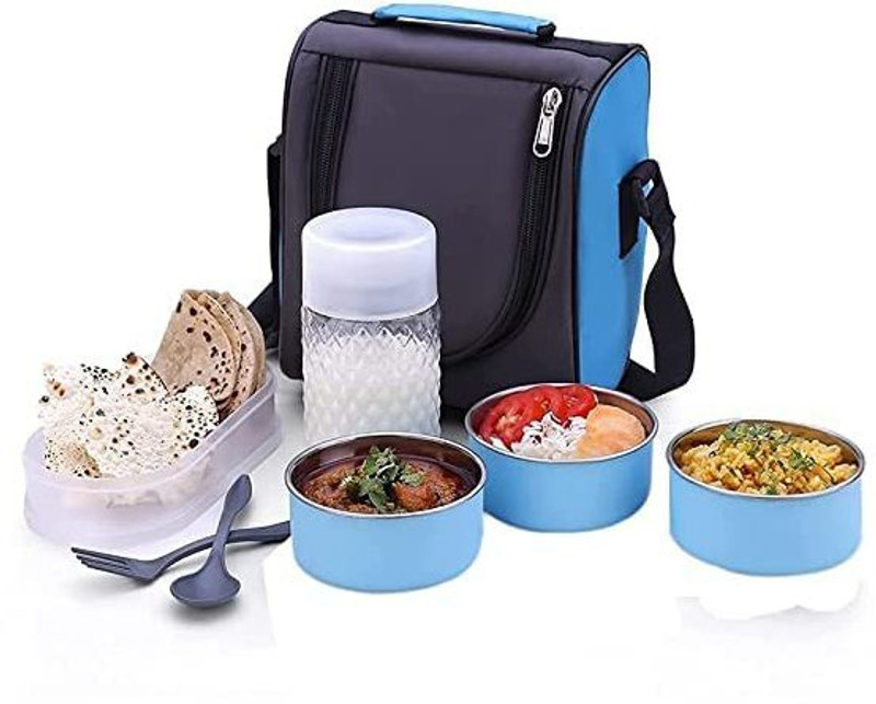 GALOOF Premium Stainless Steel lunch box 1 Containers Stainless Steel Office Lunch Box(450 ml)