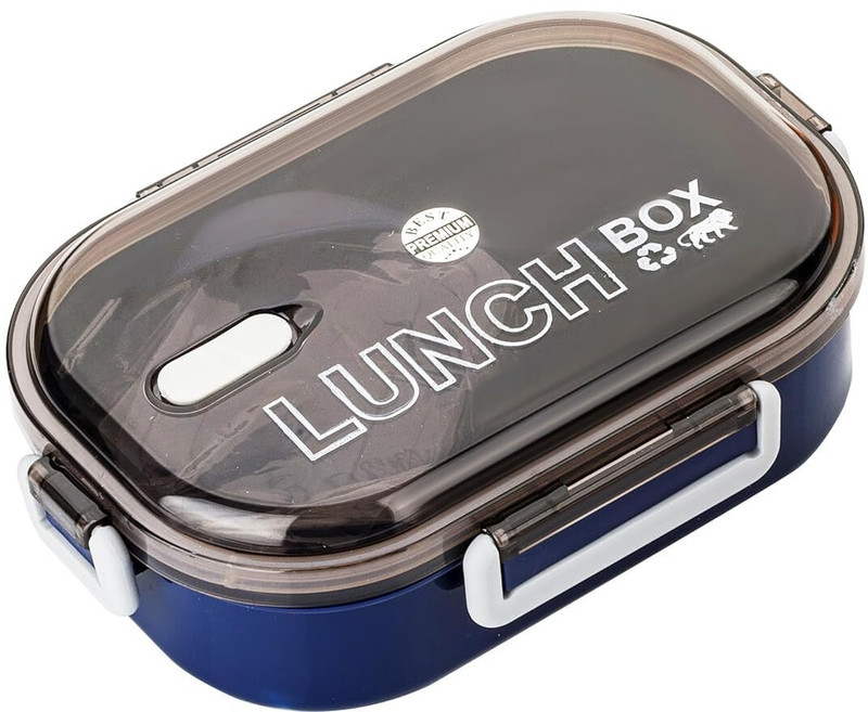 winger Lunch Box 2 Containers Plastic School Lunch Box(500 ml)