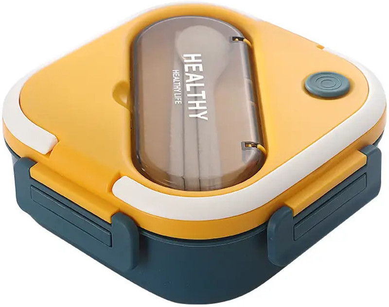 AKR BPA FREE Healthy Life Lunch Container Plastic Bento 2 Containers Plastic Office Lunch Box(1100 ml)