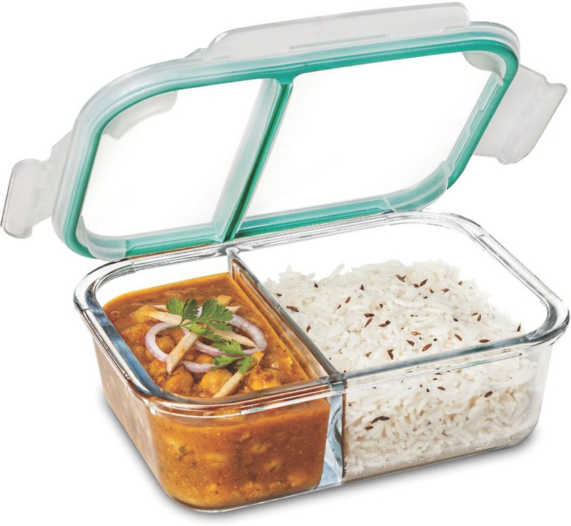 Signoraware Glass slim lunch box 1 Containers Glass Office Lunch Box(600 ml)