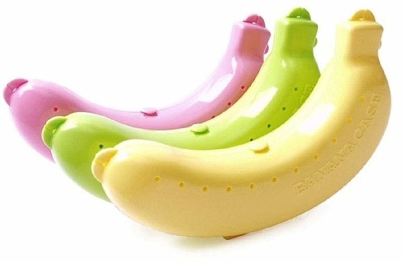 Uprising Store Banana Case for School 3 Containers Plastic School Lunch Box(200 ml)