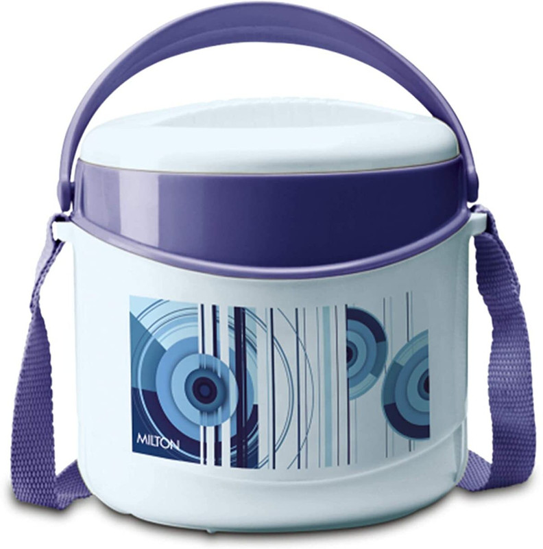 MILTON Econa Insulated Thermoware ideal for office 2 Containers Stainless Steel, Plastic Office Lunch Box(600 ml)