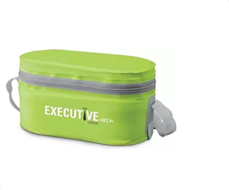 MILTON Executive lunch insulated tiffins 3 Containers Stainless Steel, Plastic Office Lunch Box(900 ml)