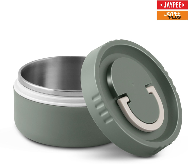 Jaypee Plus Stainless Steel Snackpac Insulated Lunch Box for Salad Nachos Porridge Cookies 1 Containers Stainless Steel Office Lunch Box(400 ml)