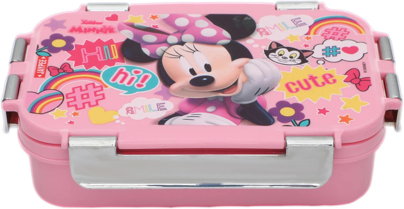 JAYPEE Insulated Lunch Box Wowsteel Jr. Mickey mouse 2 Containers Stainless Steel School Lunch Box(620 ml)