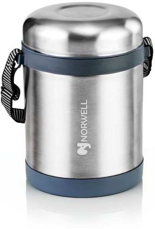 NORWELL Steel lid 3 Containers Stainless Steel Office Lunch Box(750 ml)