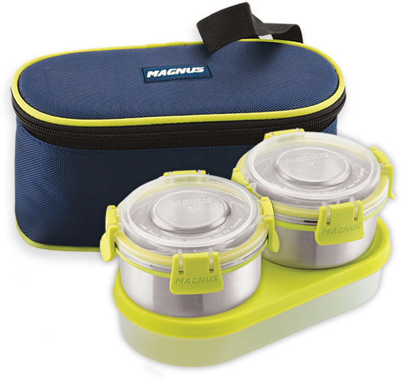 Magnus AVANZA 3 3 Containers Stainless Steel, Plastic Office Lunch Box(350 ml)