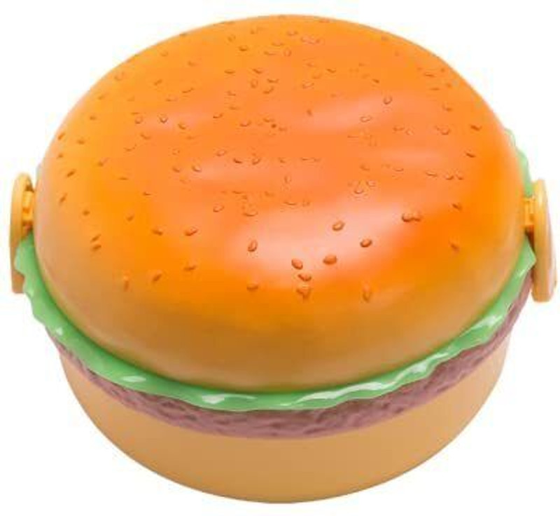 SGMSC Insulated Burger Stainless Steel Tiffin Box for Kids 1 Containers Plastic School Lunch Box(750 ml)