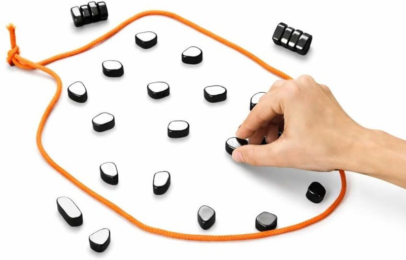 CBCO Magnetic Stones Fidget Toy 24PCS Stress Relief(Black)